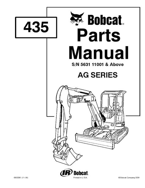 bobcat 435 parts manual